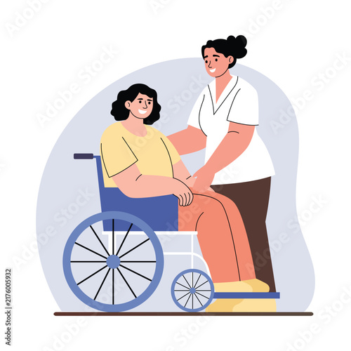 Patient Vector Illustration EPS File 
