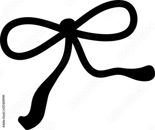  Cute doodle bow