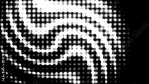 Minimal dark and grey halftone pattern background. Abstract look, dotted tone transition and clean contrast. Contemporary vector design for backdrop and website header.