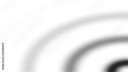 Refined white halftone pattern background. Pop art dots fading across the surface. Contemporary abstract vector design for flyer, branding and packaging.