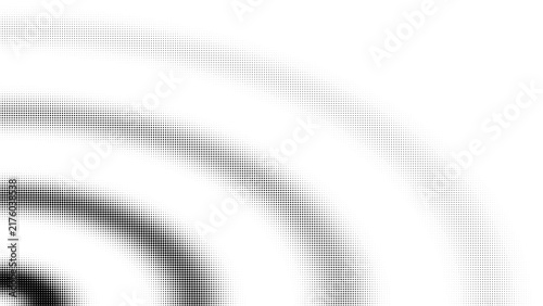 Abstract white halftone pattern background. Gradient dot pattern with retro comic feel. Creative vector design for presentation, banner and website header.