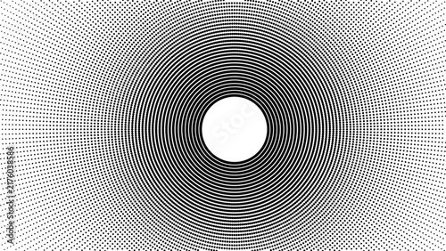 Soft grey and silver halftone pattern background. Monochrome dot gradient with smooth flow. Minimal abstract vector design for social media, business card and template.