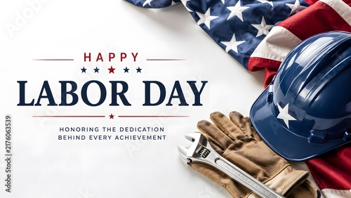September 7 Happy Labor Day USA Patriotic Tribute to American Workers