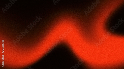 Abstract Grainy Red Wave Gradient Background Glowing Neon Light Blur Motion Texture on Dark Backdrop for Modern Tech Cover and Creative Banner