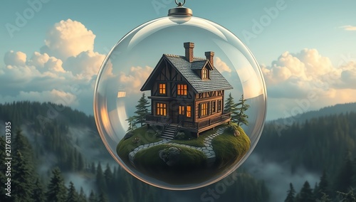 house in the night