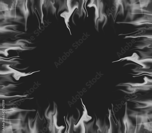 White Smoke Border Effect