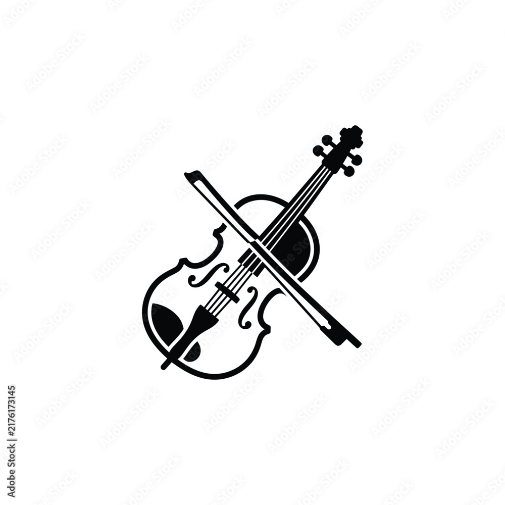 Fototapeta premium Cello classical instrument violin isolated on black and white 