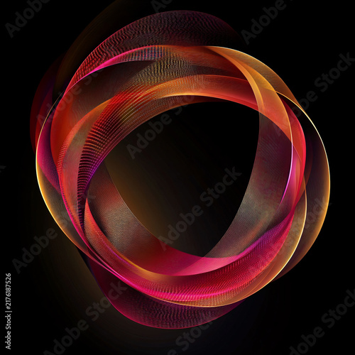 A circle with the glow quot in the dark