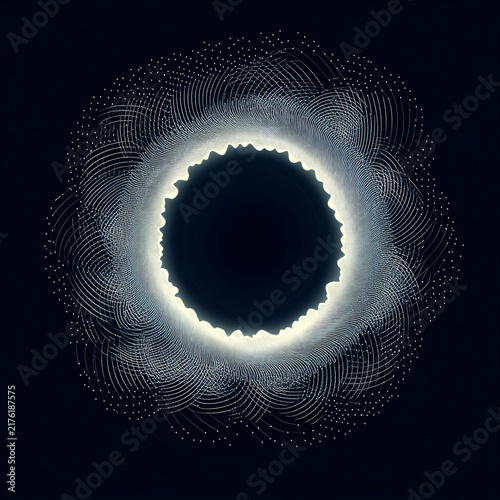 A circle with the glow quot in the dark