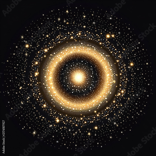 A circle with the glow quot in the dark