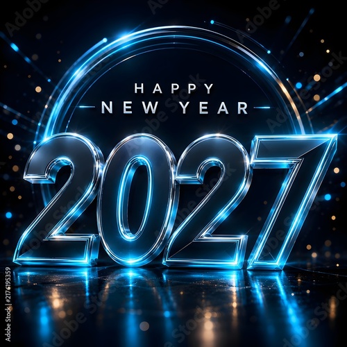 Obraz na płótnie new year 2027