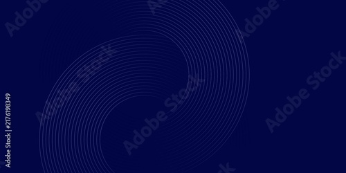 Konstfotografi Latar belakang abstrak garis lingkaran biru tua