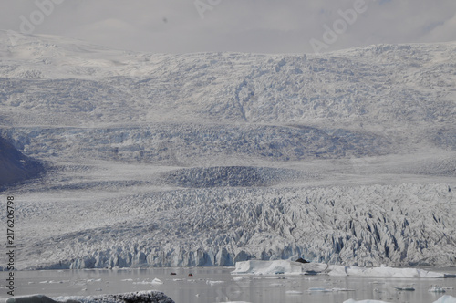 Glacier vatnajökull in Iceland, vatnajökull national park