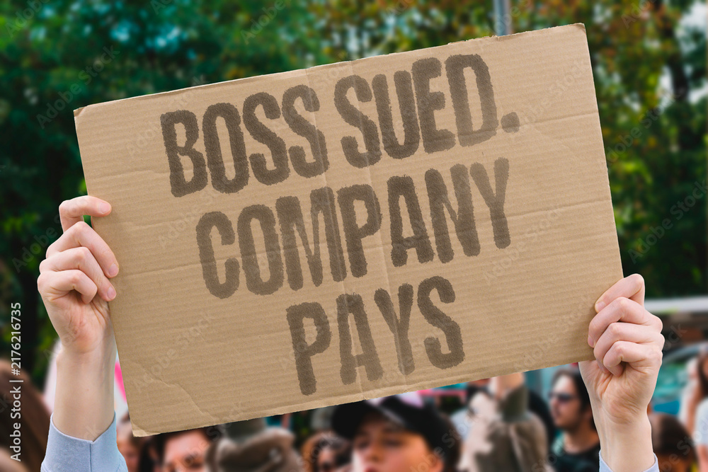 Fotografie "Boss sued