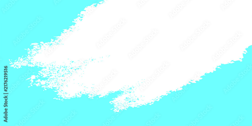 Fototapeta premium White paint splatter texture with rough edges on a transparent background