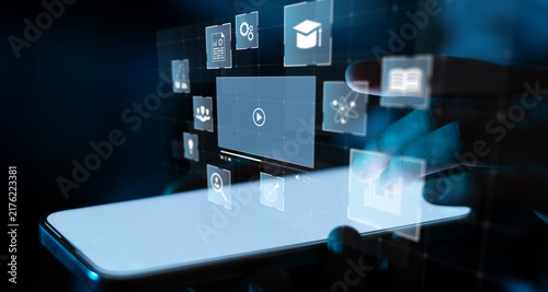 Tapety artystyczne E-learning Platform for Online Education and Interactive Digital Content Delivery