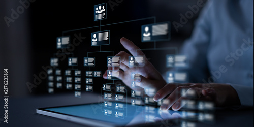 Organizational Chart Management for Business Structure and Human Resources Planning