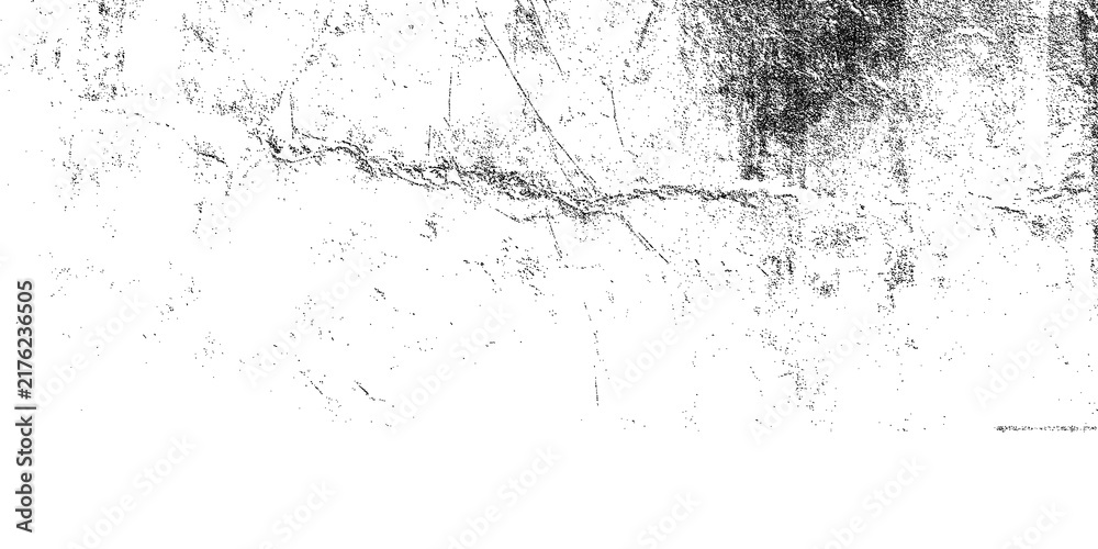 Fototapeta premium Black and white grunge texture with distressed grainy overlay for graphic design projects.
