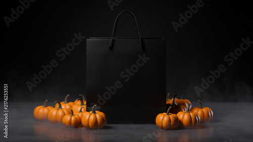 Dark Halloween cauldron glowing above orange flames in a smoky night scene creating a dramatic fantasy atmosphere for witchcraft mystery ritual magic and seasonal horror concepts
