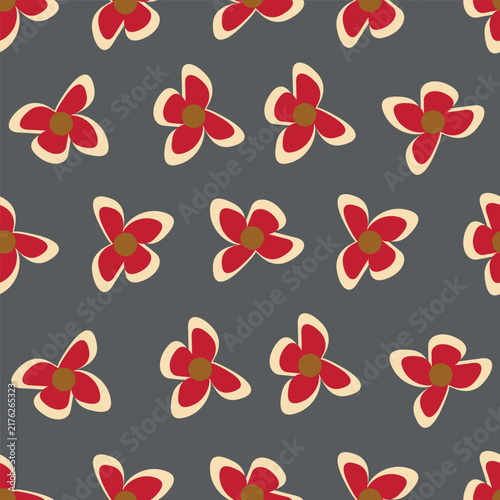 seamless background with hearts