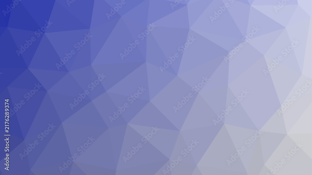 Obraz premium Abstract geometric gradient background with polygonal shapes in cool blue and white tones for digital design