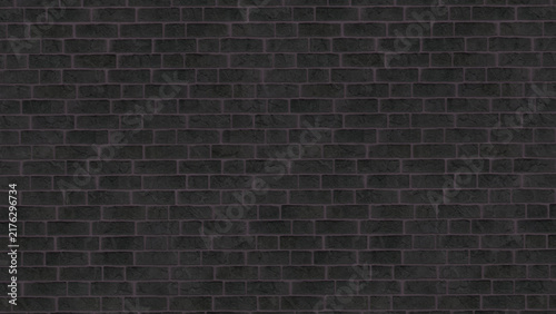 Dark brick wall texture background with a modern urban design and rough weathered surface pattern