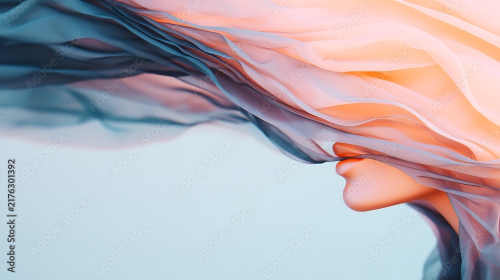 Fototapeta premium A surreal image of a person