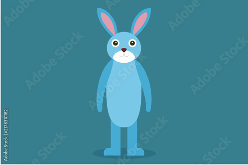 Rabbit vector art illustration