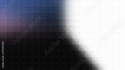 Obraz na płótnie Modern gradient cubic glass pattern background with dark and white tones