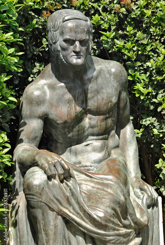 Richard Wagner Statue in Tarragona, Spain 