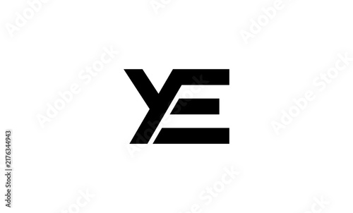 YE EY Monogram Logo Design Vector Set, Modern Minimalist Elegant Alphabet Lettermark Icons