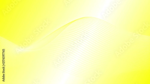 Abstract yellow background with soft flowing lines and light gradient waves for modern graphic design projects and digital presentation templates