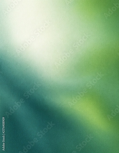 Konstfotografi Green abstract grainy textured background with subtle noise effect, modern natur