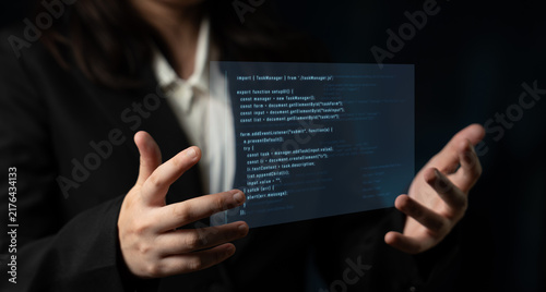 Fototapeta kuchenna programming for task manager user interface, handling form submission, input validation, task list rendering, and exception alerts with dynamic DOM interaction Latch