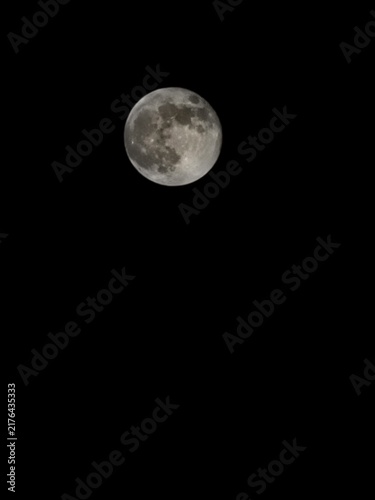 Cuadro en lienzo full moon in the night sky