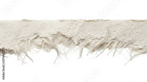 torn paper edge raw deckle fiber texture background