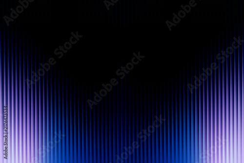 Obraz na płótnie Abstract background with vertical lines and glowing blue light