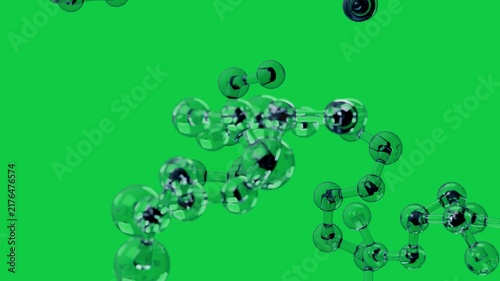 Macro opening camera pulling back glass groups rotating, drifting, showing glints on transparent bg