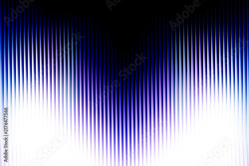 Konstfotografi Abstract blue and white vertical lines background