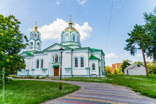 Fotografie Assumption church in a Myrhorod, Ukraine. Orthodox church