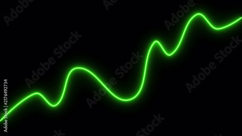 A modern corporate bar graph and dynamic trendline charting upward mobility, financial success and strategic progress, clean corporate typography and smooth keyframe for economy news broadcast in 4k.