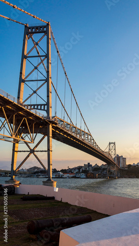 Ponte de Florianopolis vista do forte Florianópolis Santa Catarina Brasil 