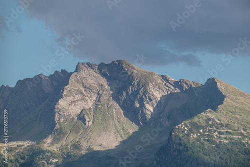 View from Bad Hofgastein to the austrian alps