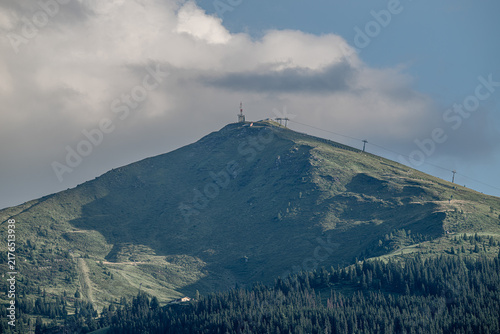 View of the Stubnerkogel with lift station