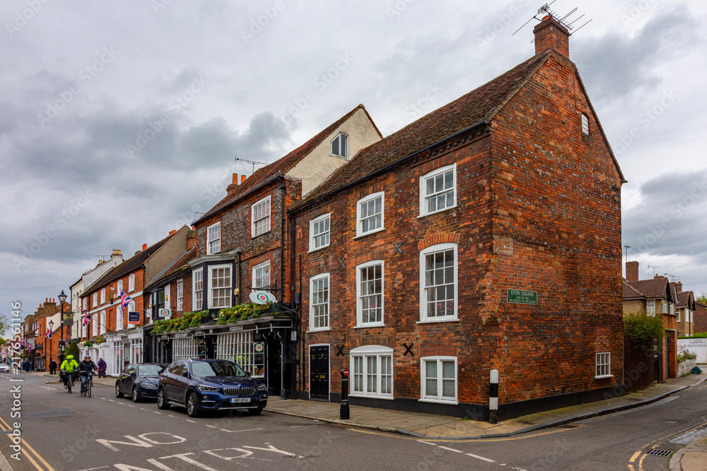 Naklejka premium Streets and architecture of Eton, UK