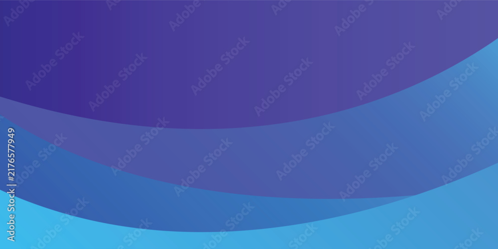 Obraz premium Top paper layer circle blue abstract background, modern blue gradient design.