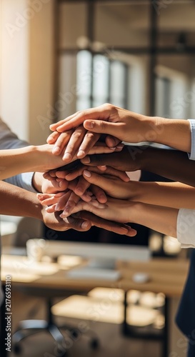 United Hands - A Symbol of Teamwork and Collaboration.