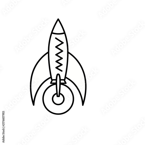 Simple Rocket Icon