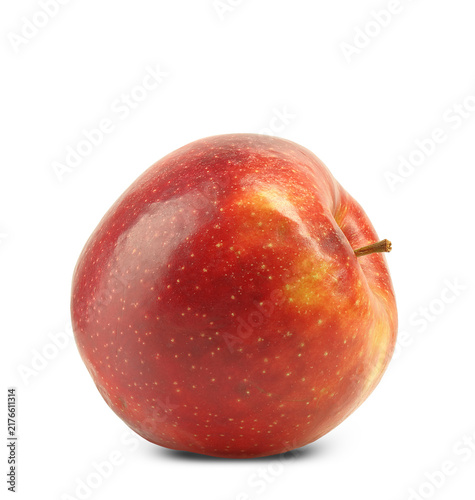 large, colorful apple