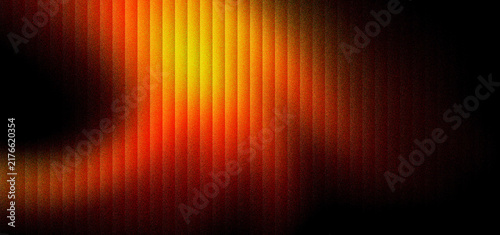 Obraz na plátně Abstract orange light background with vertical lines